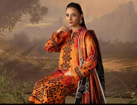 RANGREZA Premium Lawn Collection |3 Piece